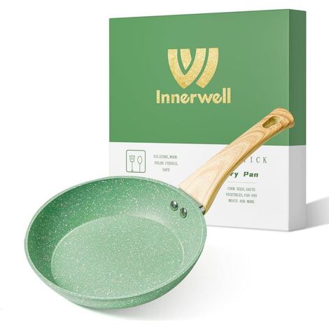 Innerwell Antihaft Bratpfanne 20cm Induktion Granitbeschichtung Grün (1/5)