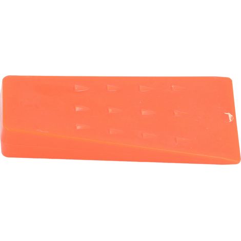 Coin d'abattage 5,5 pouces haute résistance aux chocs pour fendre le bois et couper les arbres - Outil de jardinage et d'exploitation forestière - Orange (1/5)