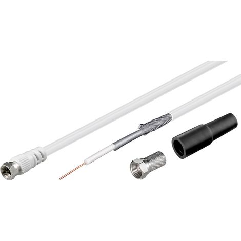 Wentronic 51624 10m F F Gris - Cable coaxial (F, F, 10 m, Gris)