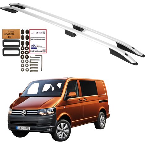 Dachreling für Volkswagen T5 T6 lang (2003–2015), ab 2015, Aluminium