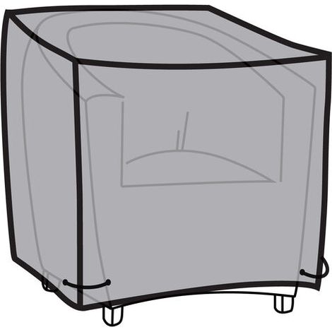 Funda de silla - DKD Home Decor - Negro/Gris oscuro - Aluminio - Poliéster - 1 pieza (1/3)