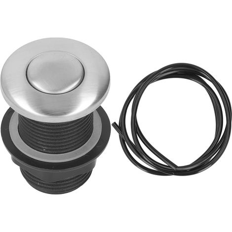 Kit interrupteur à bouton-poussoir, 5 m, inox, avec tuyau (1/5)