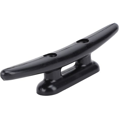 Bitta di ormeggio in nylon nero ad alta resistenza per ponte di imbarcazione, decorazione nautica, 152 mm / 5,98 pollici (1/5)