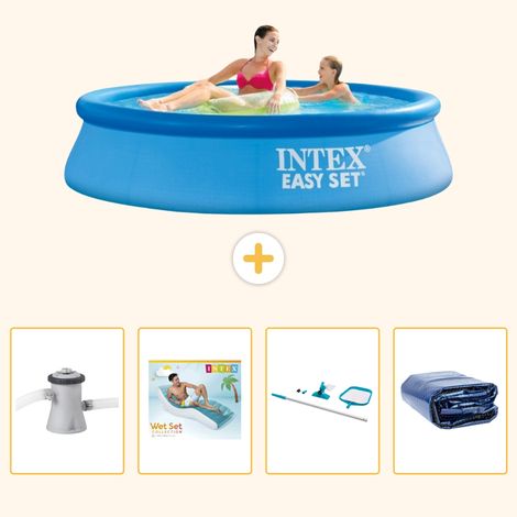 Intex Piscine Easy Set Ronde - 244x61 cm - 5-pièces S270 (1/5)