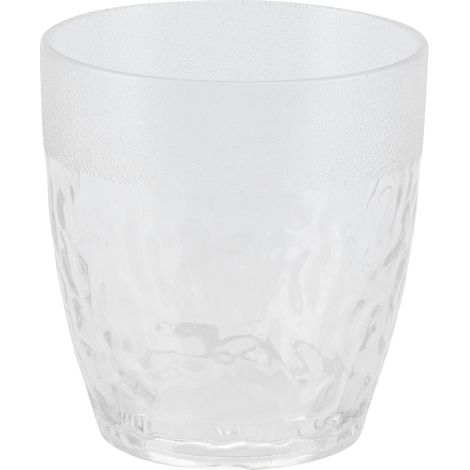 Gobelet à eau en acrylique transparent, chope à bière en polycarbonate, verre anti-chute pour restaurants, bars, fêtes et famille (transparent)