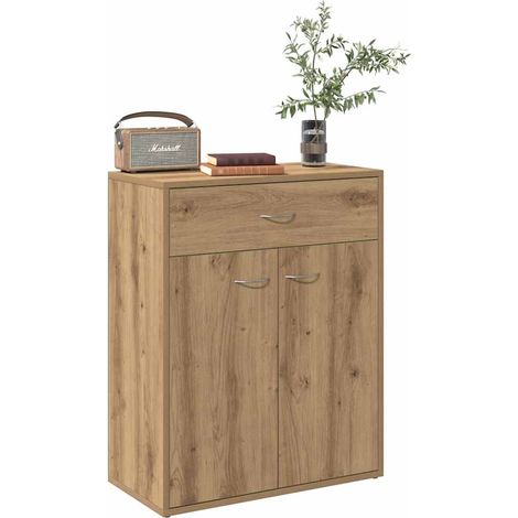 vidaXL Buffet chêne artisanal 60x30x75 cm bois d'ingénierie