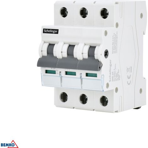 Interrupteur-sectionneur 3P 63A - Rail TH35 - IP20 - Pouvoir de coupure 4kV - Compact 81x69x53mm (1/5)