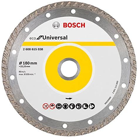 BOSCH Professional Disque diamant 180x22,23mm 10pcs. - ECO for Universal Turbo (2608615047)