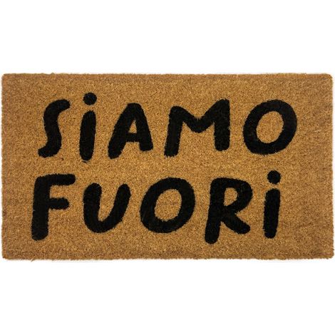 Zerbino Entrata Ingresso Casa Antiscivolo Cocco Allegro Siamo Fuori (1/4)