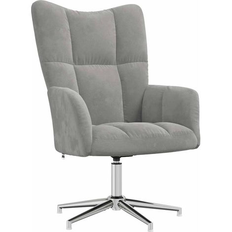 Maison Exclusive - Relaxsessel Hellgrau Samt