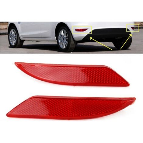 coppia di strisce riflettenti destra e sinistra per Ford Fiesta 2009 2010 2011 2012 Riflettore posteriore DK43515M0 DK43515L0 8A69515B0AB (1/4)