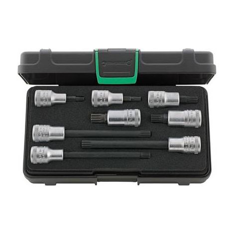 STAHLWILLE Jeu de douilles tournevis pour denture multiple, carré 1/2 pouce 8 pièces (1/3)