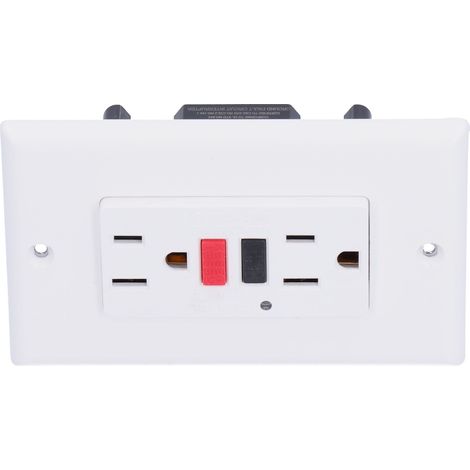 Wandsteckdose mit amerikanischem GFCI-Schutzschalter (Fehlerstrom-Schutzschalter) für 120 V Wechselstrom, LD-3003 (1/5)