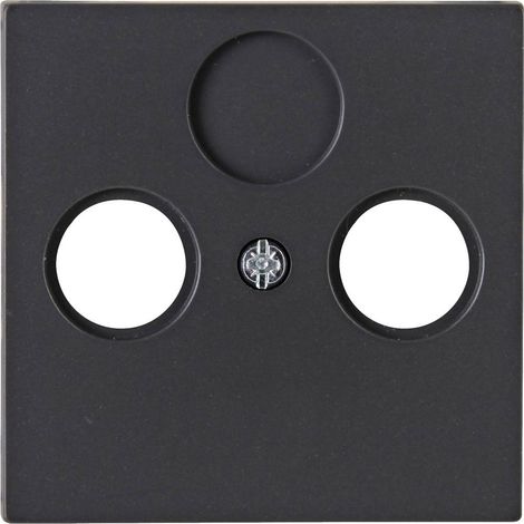 Prise TV, radio 1 pièce ATHENIS Kopp ATHENIS 373515187 Cache anthracite 1 pc(s) (1/2)