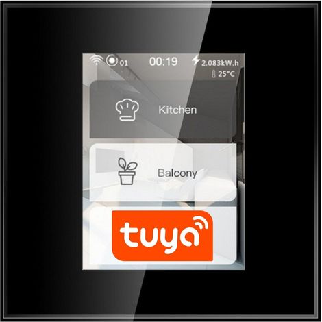 Pannello di controllo intelligente Tuya L8-HS-TY 3 canali Wi-Fi (1/3)