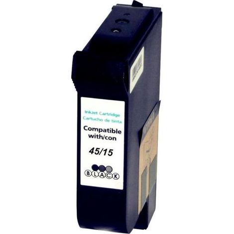 Cartucho de tinta pigmentada genérico HP 45/15 (51645AE/C6615DE) de alta calidad.
Adecuado para uso en las siguientes impresoras:
HP Color Copier 110