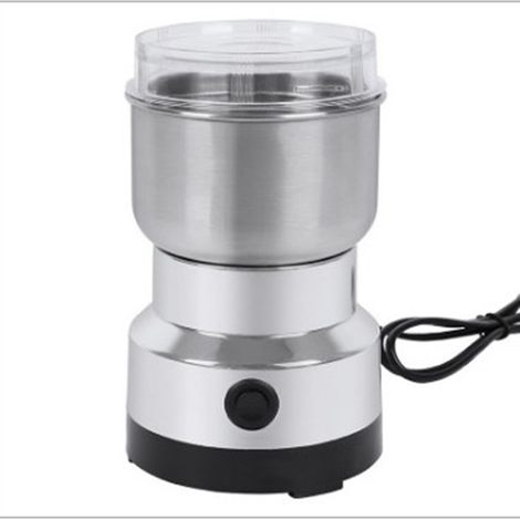 BEBUSINGOTO Moulin à café électrique 220V, Broyeur à Graines de Café Broyeur Alimentaire en Acier Inoxydable Moulin à Café Et Mixeur Électrique pour le Grain de Café Lin Noix Poivre Épices et Autres (1/5)
