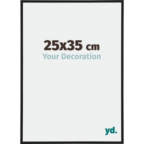 Cadre Puzzle 25x35 cm - Noir Mat - Plastique - Annecy. (1/5)