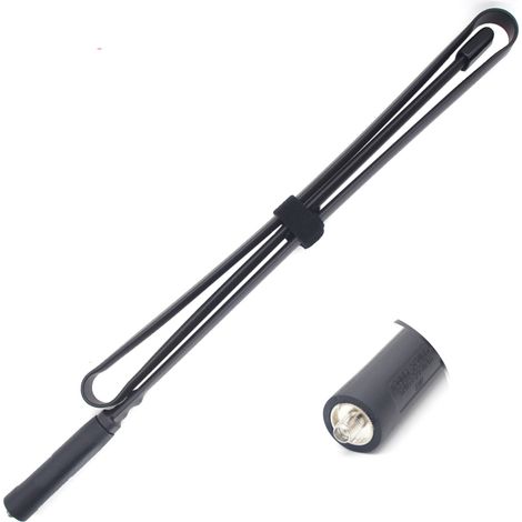 Antenne d'interphone pliable 108 cm, antenne talkie-walkie, interface SMA femelle, gain élevé, large compatibilité de fréquence 144/430 MHz (1/5)