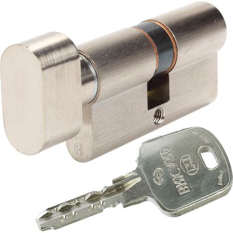 Cylindre à bouton Bricard Serial XP 18005 30+30 mm Haute sécurité (1/4)