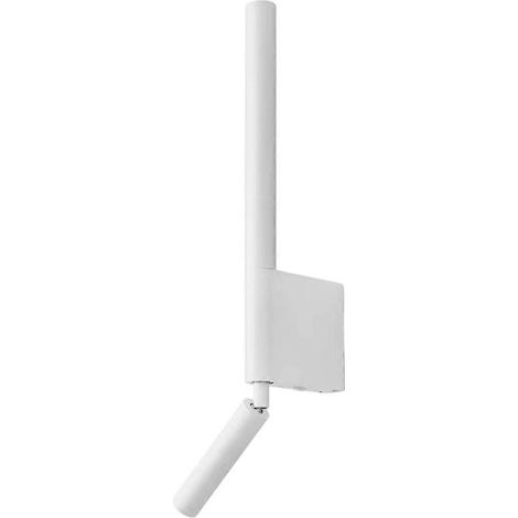 Minimalistische und moderne Wandleuchte für Schlafzimmer, Leselampe für Zuhause oder Büro, schwenkbare Wandleuchte, verstellbare Leselampe, weiß (1/5)