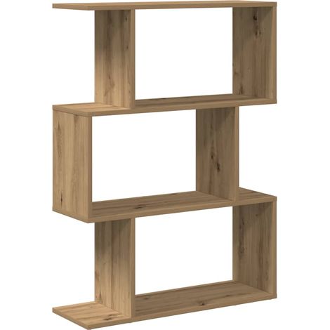 Maison Exclusive - Libreria 3 Ripiani Rovere Artigianale 70x24x97 cm Truciolato