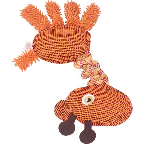 Jouet interactif et résistant aux morsures, avec des sons de girafe pour animaux de compagnie, idéal pour réduire le stress chez les chiens. (1/5)