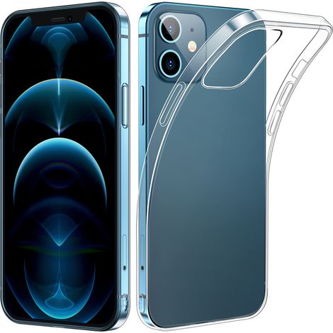 Coque TPU Ultra Fine 1.5mm Anti-Jaunissement Transparente pour iPhone 12 - Protection Slim et Résistante (1/5)