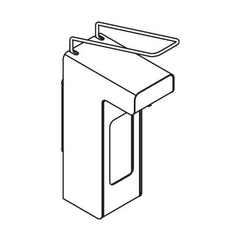 HEWI 900.06.00260 DC Pompe de désinfection et savon, 1 000 ml (1/2)
