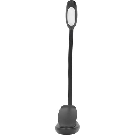 Lampe de lecture à pince avec 6 LED, rechargeable par USB, et pince flexible à 360° pour bureau ou tête de lit. (1/5)