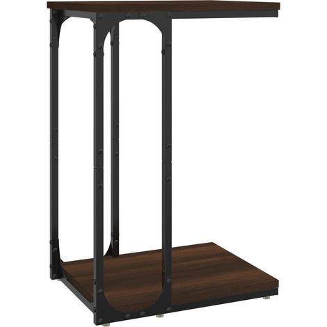 Table Basse Table à café Table d'appoint Chêne marron 40x30x60 cm Bois d'ingénierie BV71015 (1/5)