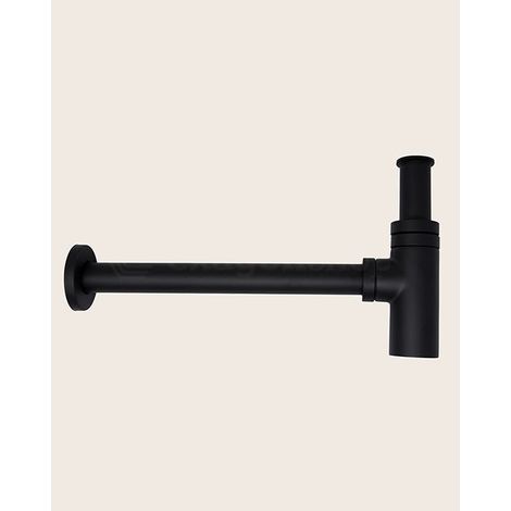Exagonshop Lizard Sifone Telescopico Tondo Ottone nero opaco