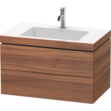 Duravit L-Cube c-bonded Ensemble suspendu, 2 tiroirs, sans (1/3)