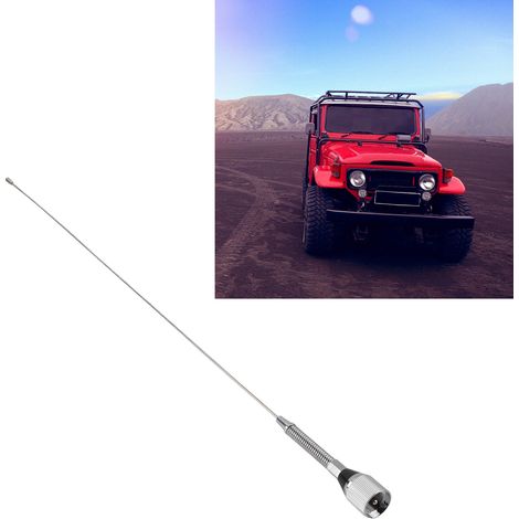 Antenne Radio Mobile Voiture 55cm 144MHz 2.15dB Gain 100W UHF pour TM271A FT1900R