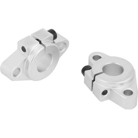 Support de guidage d'arbre de rail linéaire SHF12 2 pièces pour diverses installations mécaniques, table de positionnement rotative à axe XY (1/4)