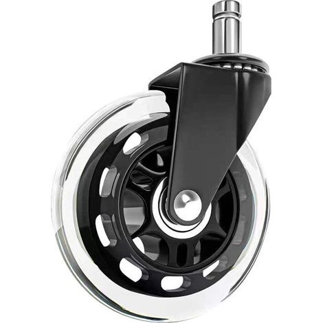 Juego de 5 ruedas, 50 kg, negro (1/5)
