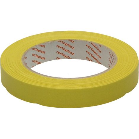 Ruban tissé inscriptible 19 mm x 25 m autocollant avec fort pouvoir adhésif
