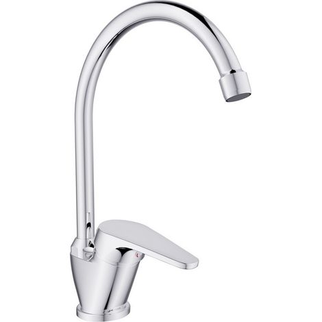Miscelatore Lavello Bocca Alta Serie Linda Cromato (1/2)