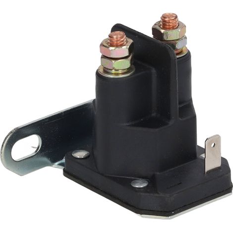 Relais de démarreur pour tondeuse à gazon, boîtier ABS, bobine en laiton, solénoïde de démarrage pour véhicules et appareils électroménagers, 12 V, 4,8 W (1/5)