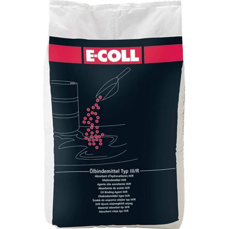 E-COLL Ölbindemittel, Typ III/R, 30L Sack, fein