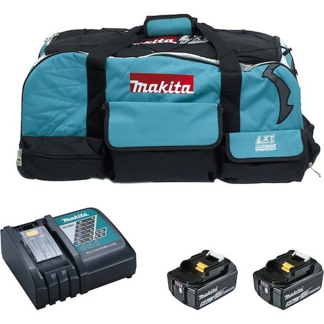 Pack batteries et chargeur pour outillage électroportatif LOT0154 - 2 batteries 5 Ah - MAKITA