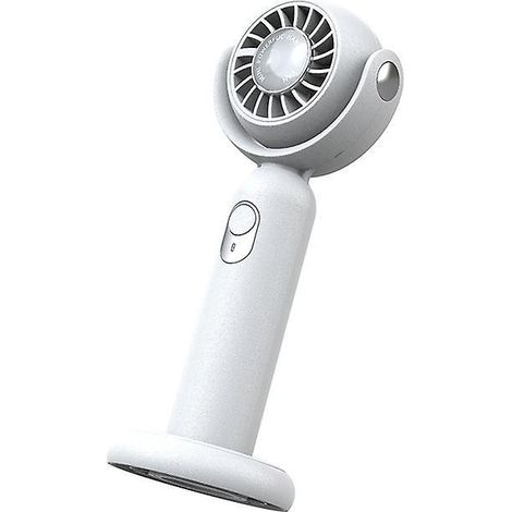 mini Ventilateur Portable,blanc Ventilateur De Poche Vents Forts  3 Vitesses 130 Rotatif,ventilateur Bureau Avec Base Ventilateur Petit Usb Rechar (1/5)