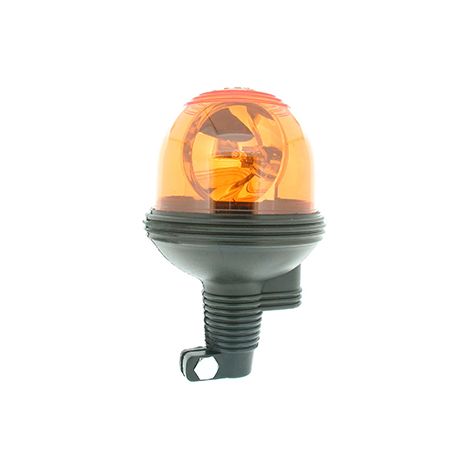 Luz rotativa adaptable de 12V, bombilla de 55W, con soporte flexible para varilla