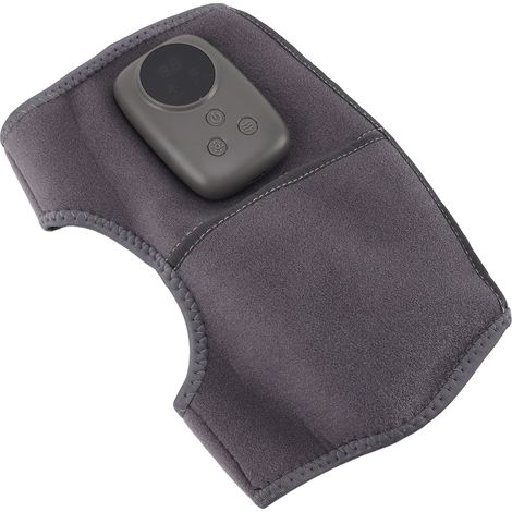 Genouillère de massage vibrante à mode multiple avec sangle ajustable, chargement USB et coussinets chauffants pour soulager les tensions musculaires et la fatigue. (1/5)