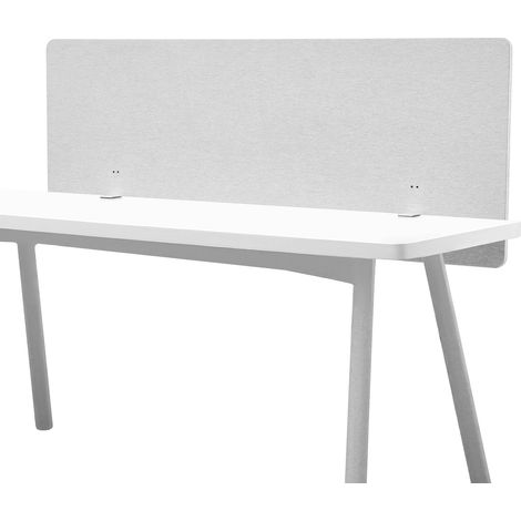 Séparateur de Bureau, 152,4 x 61 cm, Cloison de Séparation de Bureau, Panneau de Confidentialité de Table PET, Montage Stable, Séparateur de Poste de Travail pour Bureaux, Bibliothèques, Écoles (1/5)