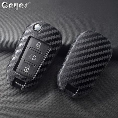 coque en Silicone pour clé et télécommande, accessoire de voiture, pour Peugeot 3008 208 308 508 408 2008 307 (1/4)