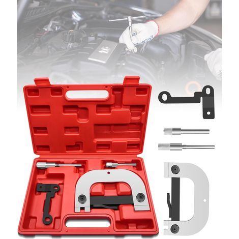 Kit Outil de Calage Distribution pour Renoult 1.6 16v, 1.4, 1.8, 2.0, K4J K4M F4P F4R, Outil De Distribution et Calage Arbre à Cames (1/5)
