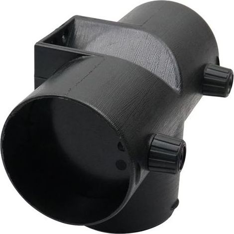 Connecteur de Sortie en T de Conduit de Voiture, Tuyau D'aération Séparateur de Conduit, Air Réchauffeur Tuyau Raccord, 3 Voies Connecteur de Conduit pour Chauffage (1/4)