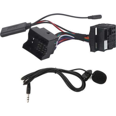 Adaptateur de microphone fil audio auxiliaire 150 cm/59 pouces de longueur de remplacement pour RNS 510/RCD 300 (1/5)