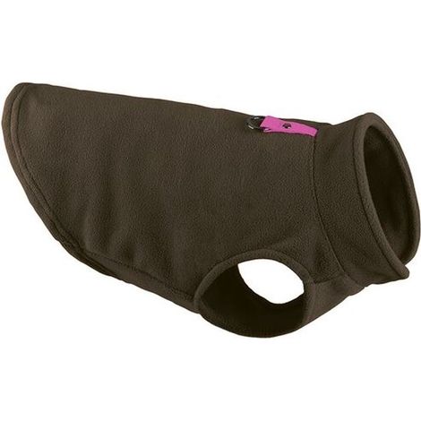 Abrigo para perro - Suéter para perro - Chaquetas para cachorros - Ropa para perros - Forro polar - Gris - M (1/5)